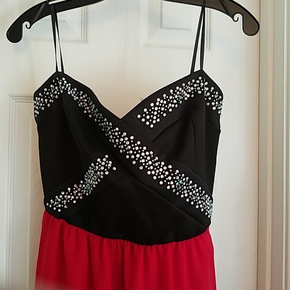 Cocktail Dress NWT Black and Red  size 1x - Picture 1 of 5